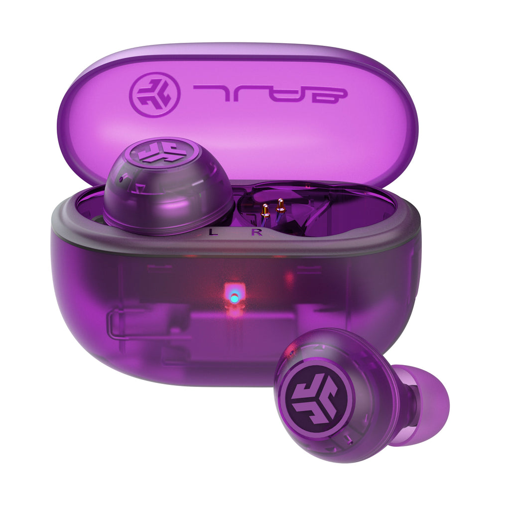 Go Pop ANC True Wireless Earbuds Fuchsia - Transparent Purple