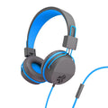 JBuddies Studio On-Ear Kids Wired Headphones Peach - Graphite/Blue