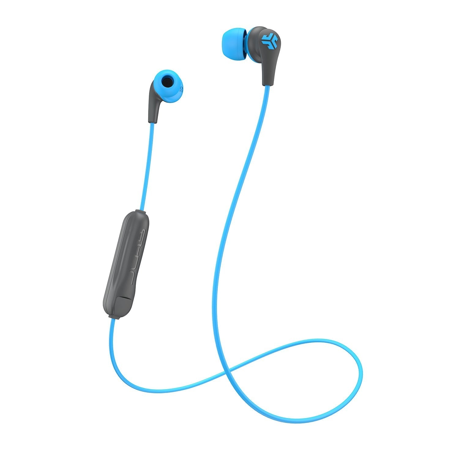 JBuds Pro Wireless Signature Earbuds White/Gray - Blue/Gray