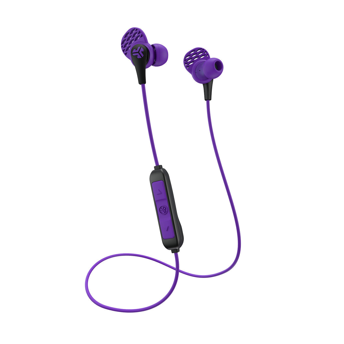 JBuds Pro Wireless Signature Earbuds White/Gray - Purple