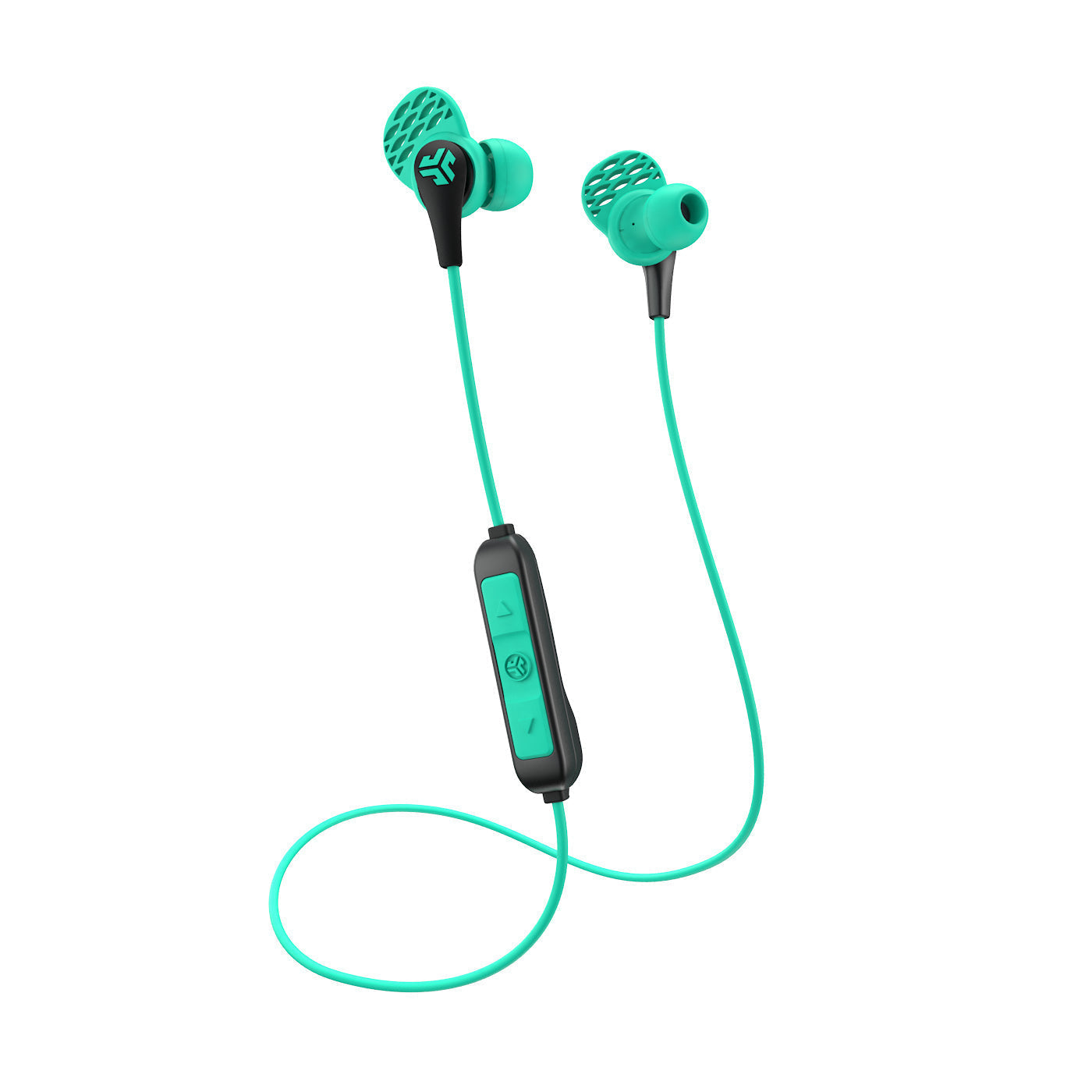 JBuds Pro Wireless Signature Earbuds White/Gray - Teal
