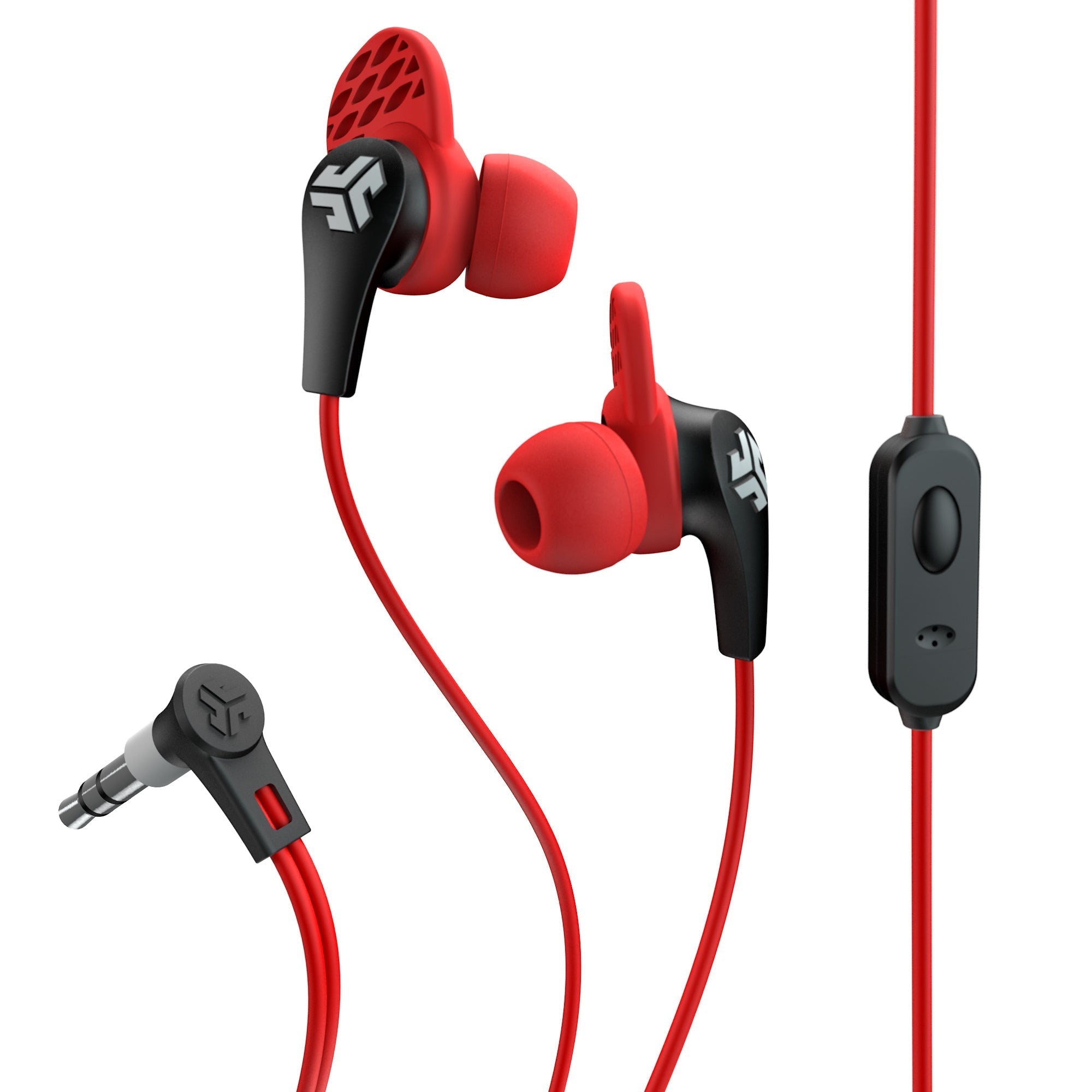 JBuds Pro Signature Earbuds Teal - Red